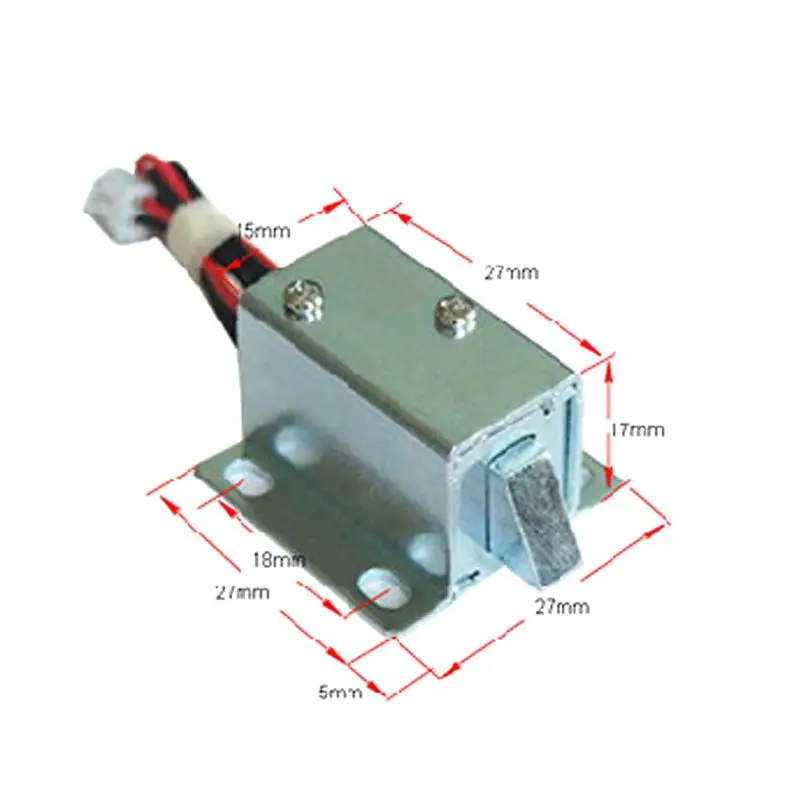 

Electronic Lock Catch Door Gate 12V 0.4A Release Assembly Solenoid Access