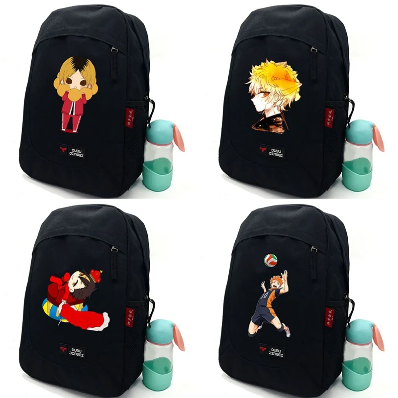 

Haikyuu Karasuno Canvas Backpack Kid's Travel Bag School Bag Laptop Sport Bags