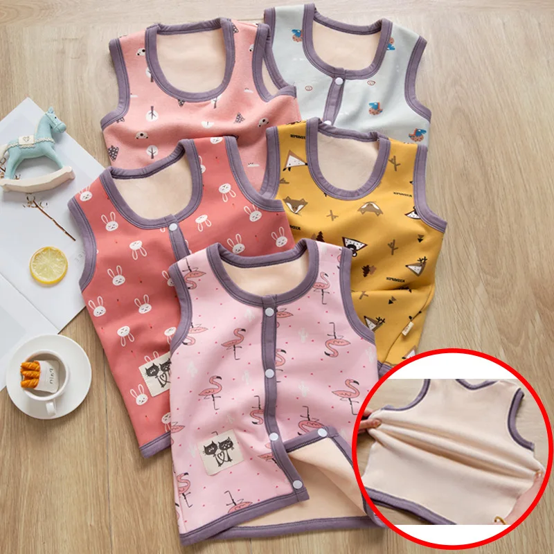 Детский жилет из 100% хлопка с принтом | Мать и ребенок