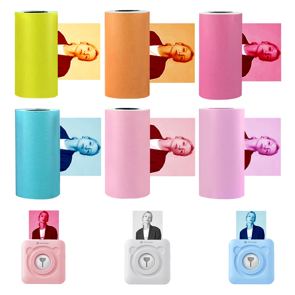 Термальность Бумага с самоклеющейся печать наклеек рулон прямая 57*30 мм (2 17 * 1.18in)