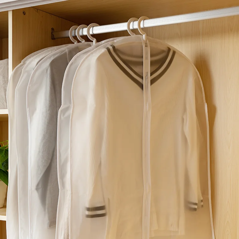 

Eyliden 5PCS/Lot Hot Clothes Hanging Garment Dress Clothes Suit Coat Dust Cover Home Storage Pouch Case Organizer Hanging Cloth