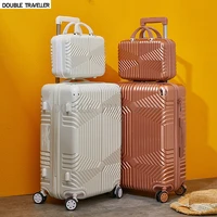 luggage setwomen travel bag suitcase20 inch carry on luggage2428 inch trolley luggage caserolling luggagecosmetic bag set