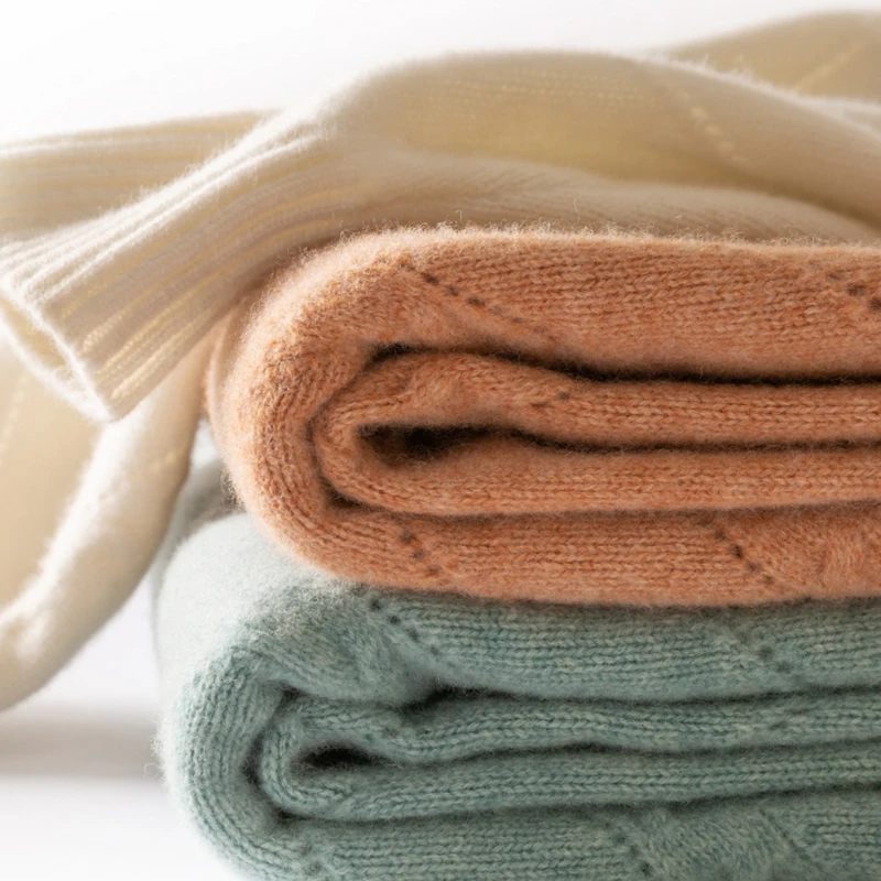 

Sweater striped v-neck female long sleeves knitted natural wool solid jumper soft slim pullover