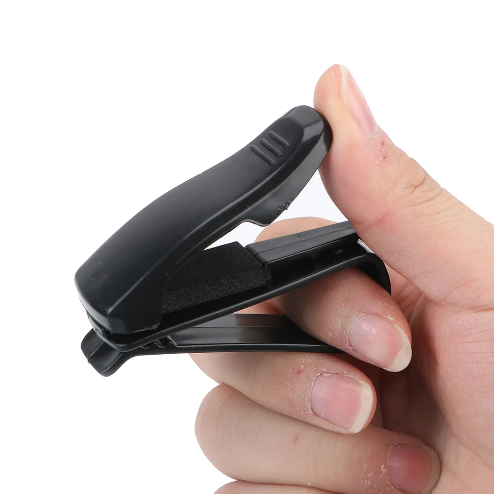 

Car Sun Visor Sunglasses Eyeglasses Holder Multifunction Car Fastener Clip ABS Glasses Receipt Clip Portable Storage Holder