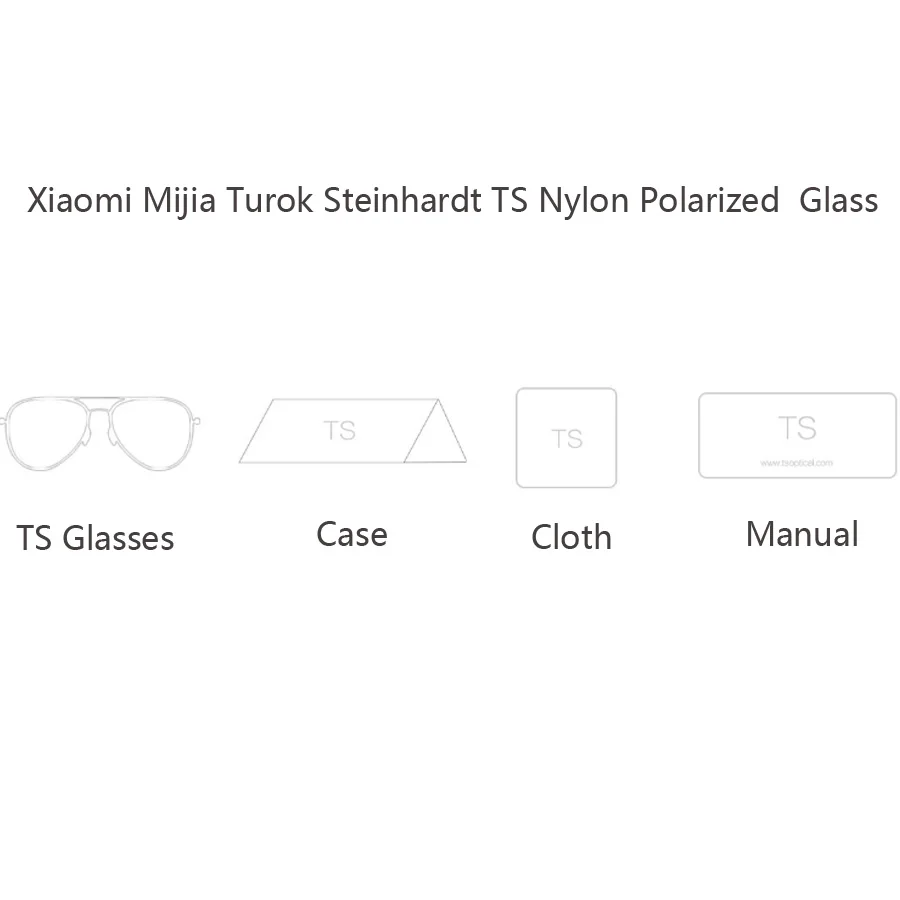 

Xiaomi Turok Steinhardt TS Nylon Polarized Sunglasses Colorful RETRO 100% UV-Proof Fashionable Black Sun Lenses unisex