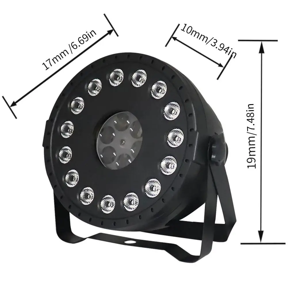 

LED Stage Lights New 15 Dyed 4 Large Pattern LED Par Light Crystal Magic Ball Bulb KTV Private Room Stage Lights Music Christmas