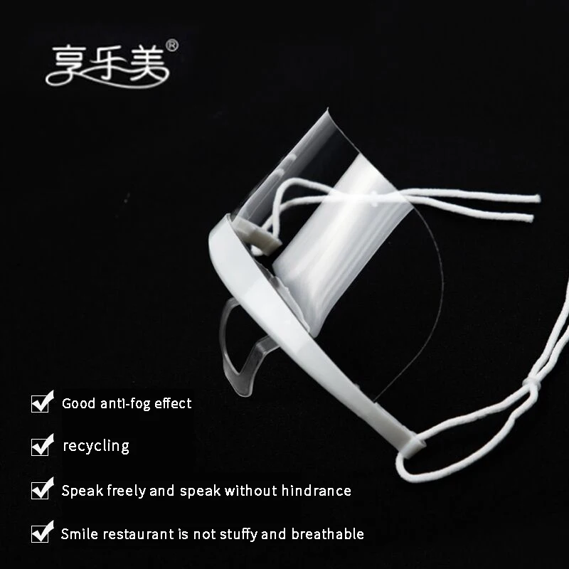 Прозрачная пластиковая маска Jin Teng для кейтеринга кухни шеф повара улыбки