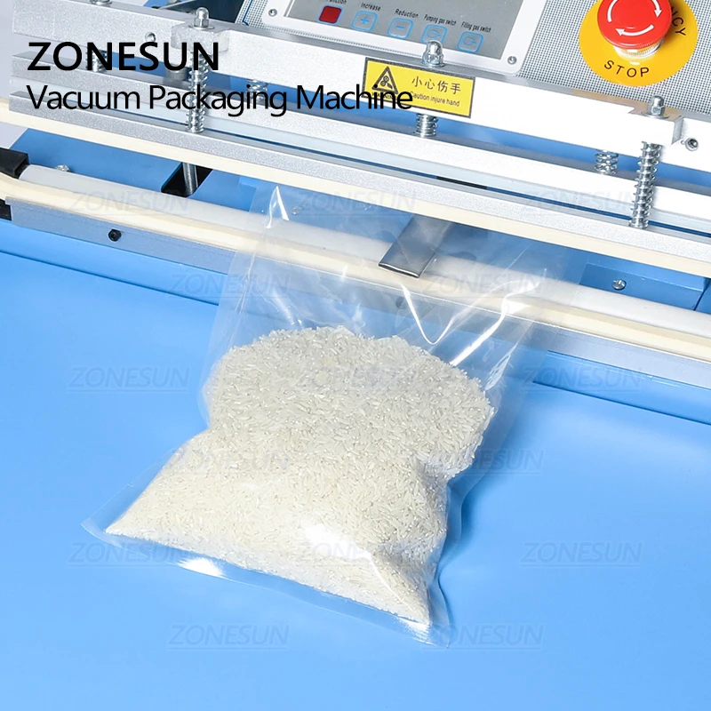 ZONESUN DZ500T рисовый коммерческий Вакуумный Еда уплотнитель индустриальная
