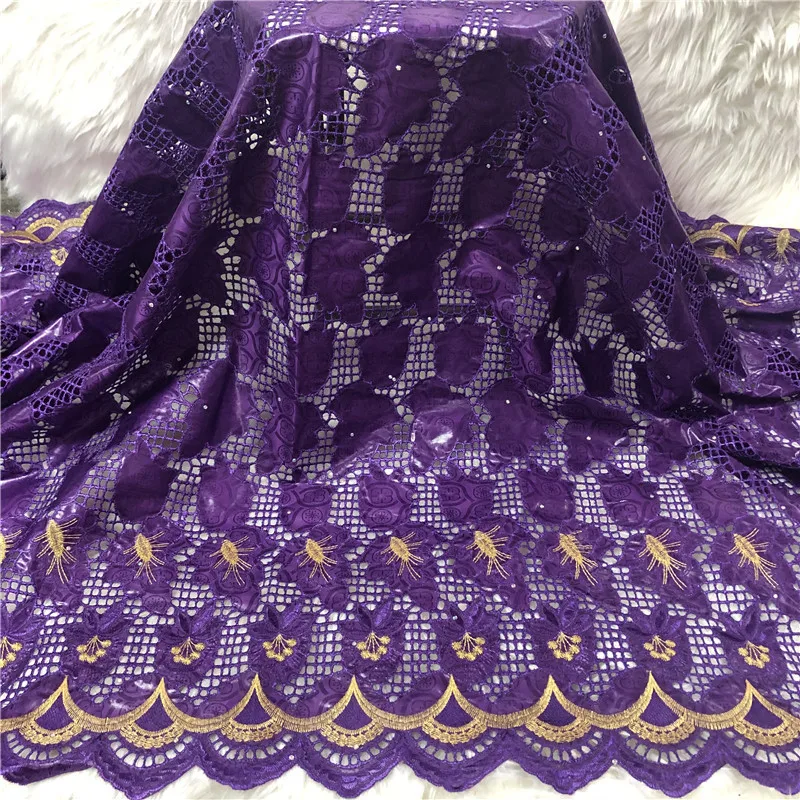

High Quality Perforated African Bazin Riche Fabric Embroidered Stones 5Yards New Arrival Basin Brode Brocade Fabric dress x67-15