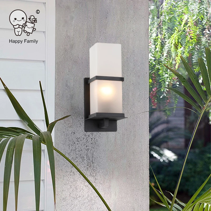 Уличный водонепроницаемый алюминиевый стеклянный тент настенный светильник