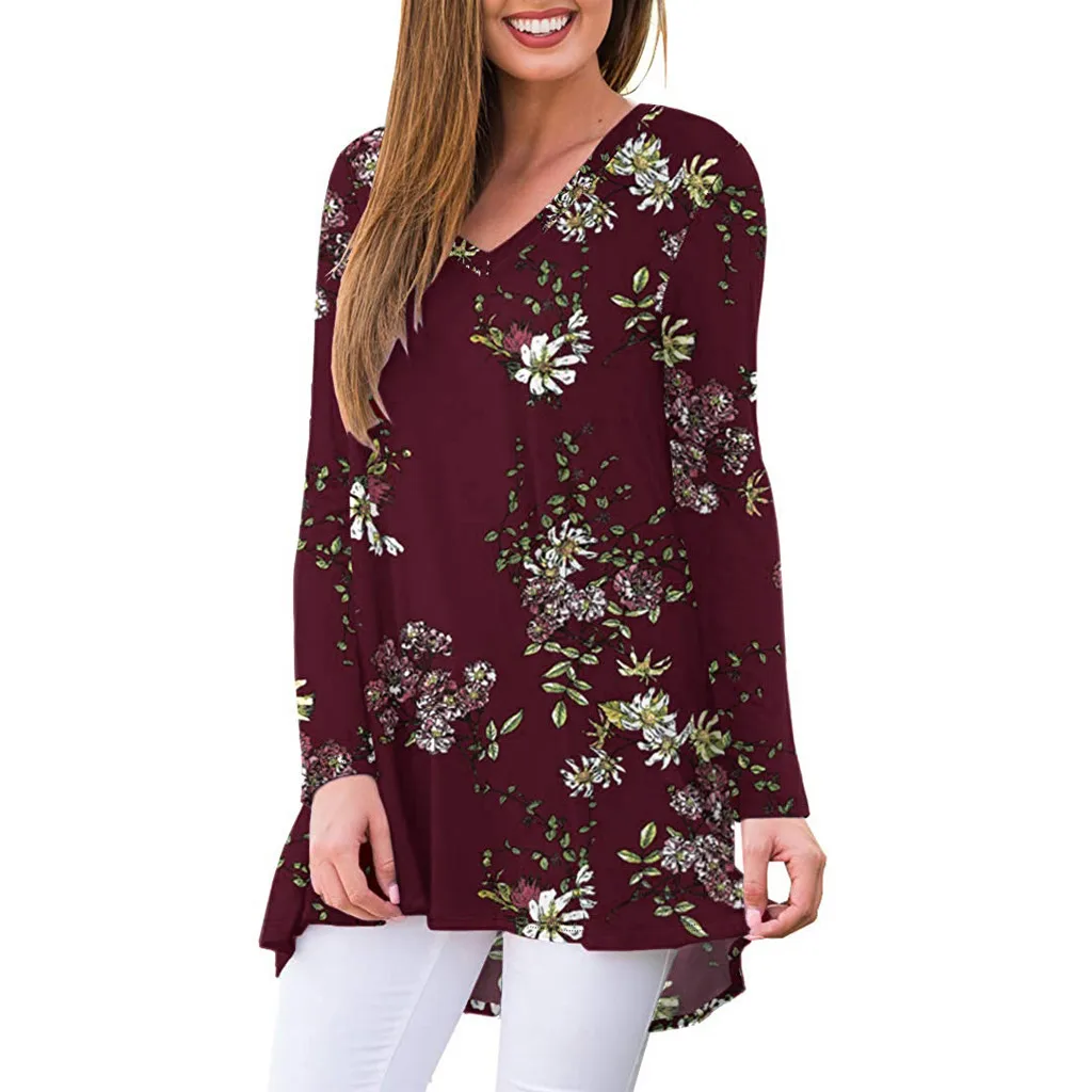 Бесплатная Винтажная Футболка Ostrich Женская Повседневная рубашка с длинным