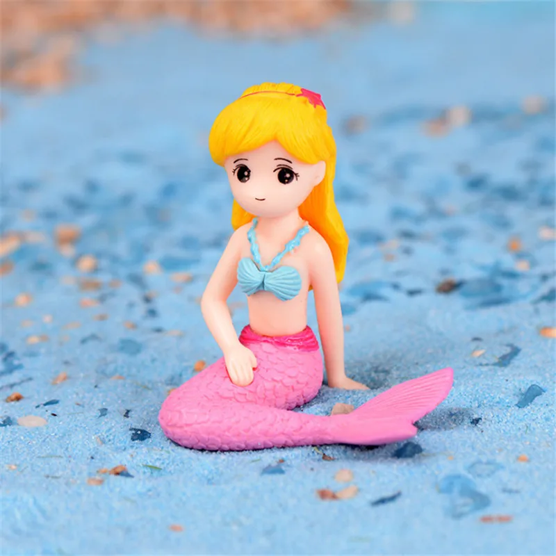 

1pcs New Plastic Mermaid Beauty Cake Topper Cakecup Ornaments Crafts Party Decoration DIY Wedding Decoration Favor Supplies-S