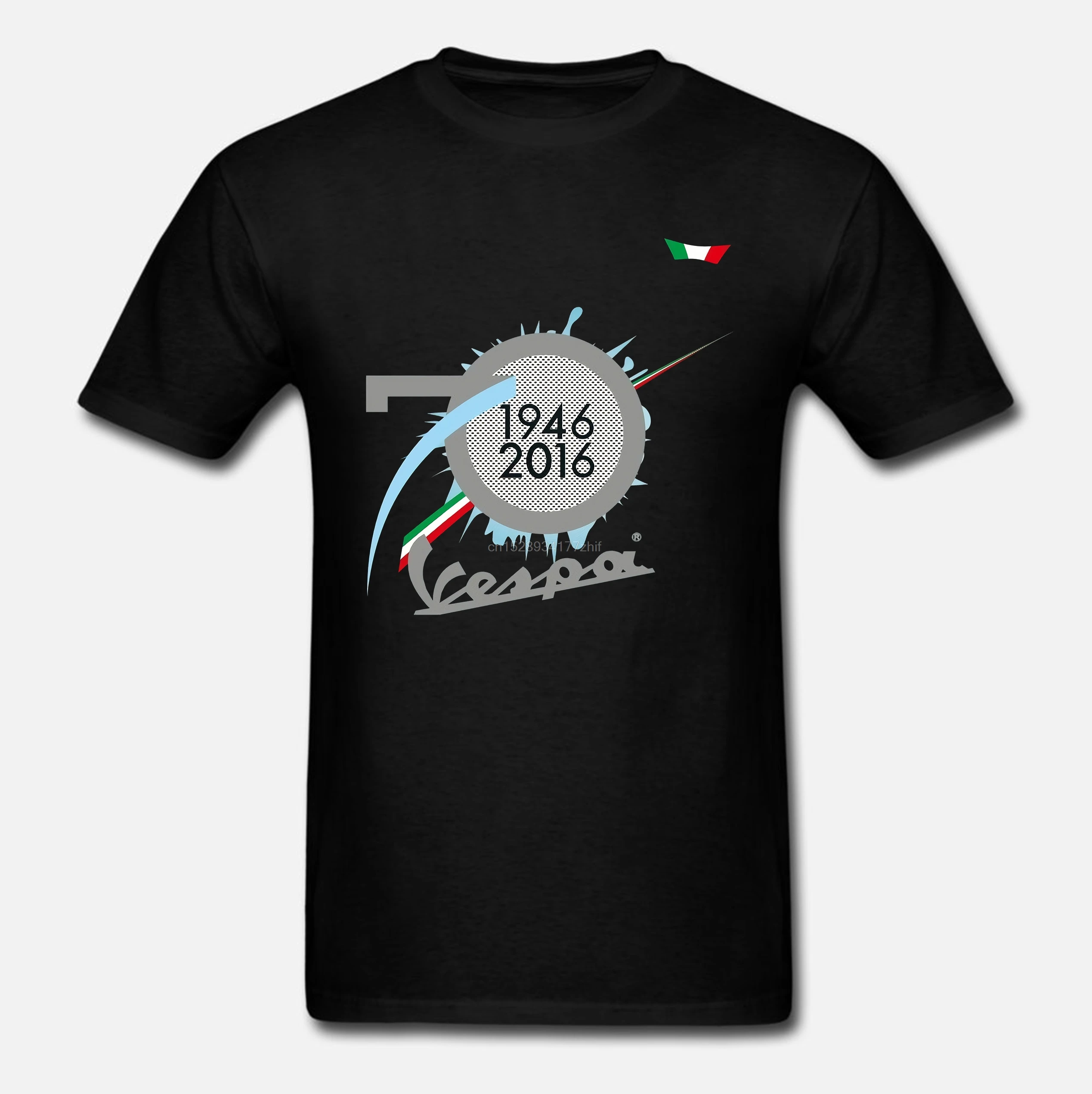 Новая модная мужская футболка VESPA GTS GTV LX Primavera Sprint 70-летие индивидуальные футболки
