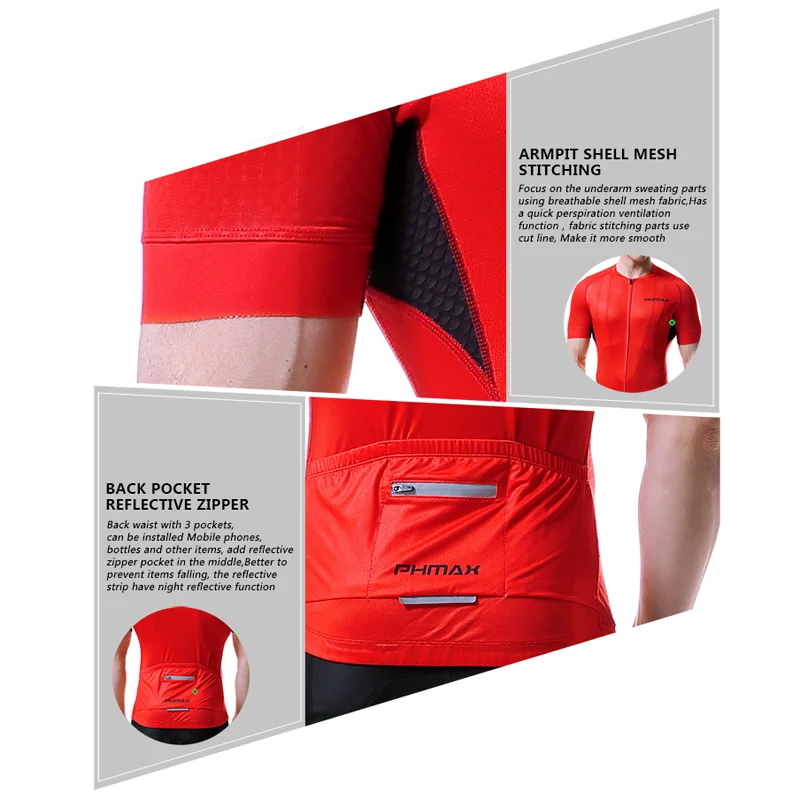 Велосипедная майка PHMAX Pro 5 цветов летняя велосипедная одежда для горных