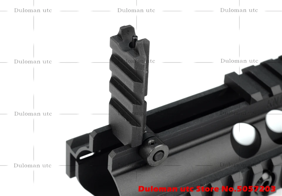 Duloman utc KAC SR-16 SR25 URX III& 3 Тактический поручень 12,5 дюймов с откидным фронтальным прицелом для страйкбола винтовок AEG/GBB
