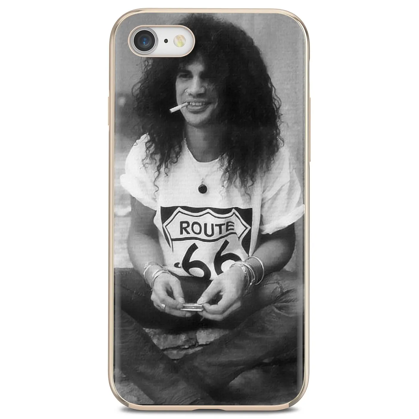Pepe Le Pew Slash Guitar Guns n Roses для iPhone 11 Pro 4 4S 5 5S SE 5C 6 6S 7 8X10 XR XS Plus Max iPod Touch мягкий чехол |