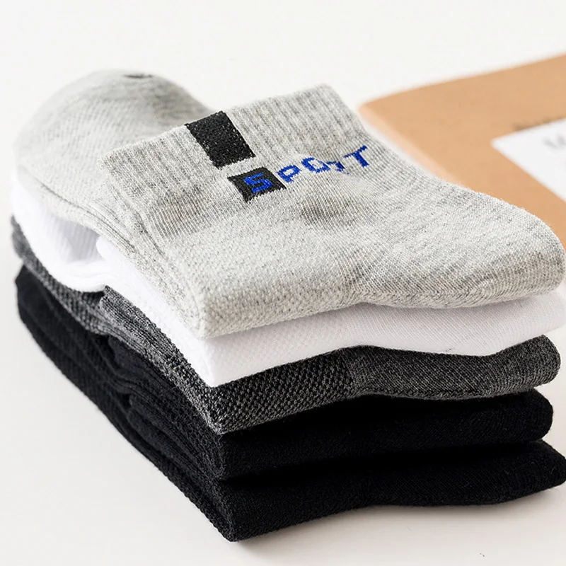 10 шт. = 5 пар/упаковка мужские летние носки