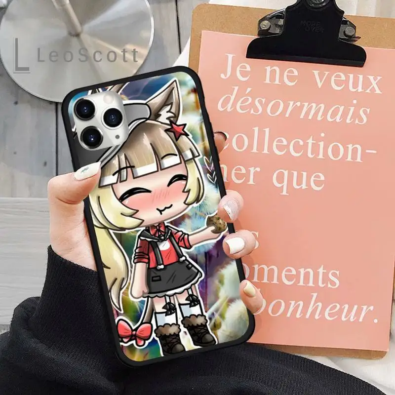 

Social game Gacha Life Custom Phone Cases for iPhone 11 12 pro XS MAX 8 7 6 6S Plus X 5S SE 2020 XR