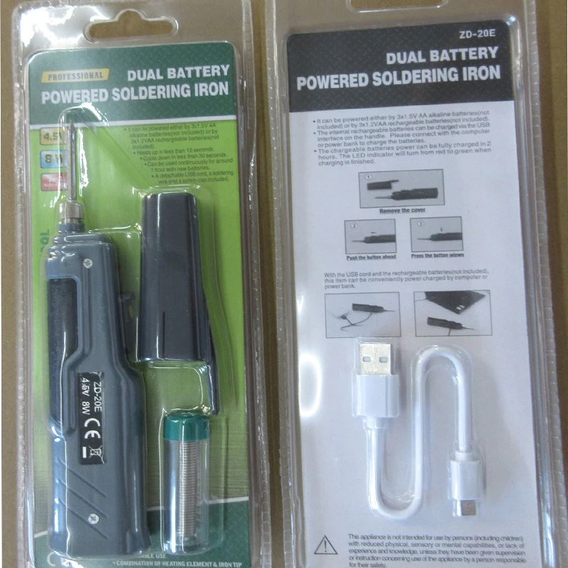 Handskit 8W 4 5 V электронный сварочный паяльник на батарейках мини ручка электрическая
