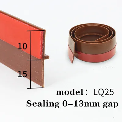25 мм уплотнительная лента для нижней двери резиновая пробка изоляция любых