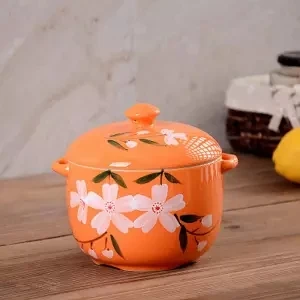 Керамическая кастрюля для супа керамическая плита кухонный горшок Горячая кастрюля кастрюли и сковородки набор Hogar Cocina кухонная посуда плита - Цвет: 2300ML