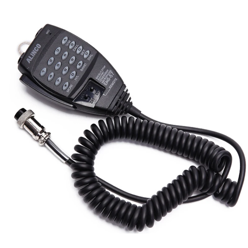 Dtmf para Alinco Handheld do Orador de Ems-57 Microfone Móvel Dx-sr8t Dx-sr8e Dx-70t 77t Dr-620 635 Dr-430 435 135 Mic 8pin hf –