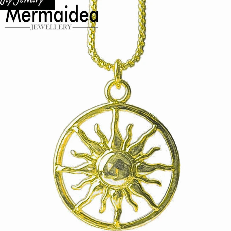 Золотая цепочка с подвеской вечерние цепочки модный подарок ювелирные изделия в