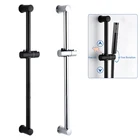 Регулируемая душевая штанга из нержавеющей стали, черная душевая стойка, подъемная штанга, душевая кабина, Раздвижная