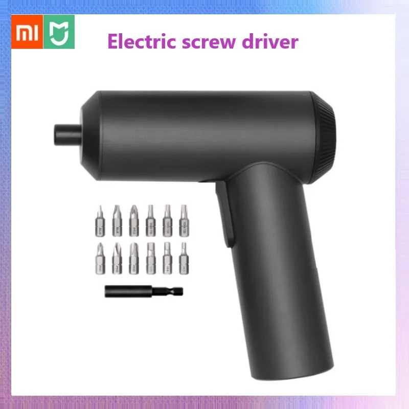 Электрическая отвертка Xiaomi Mijia оригинальная Беспроводная с 12 отвертками S2 3 6 в 2000