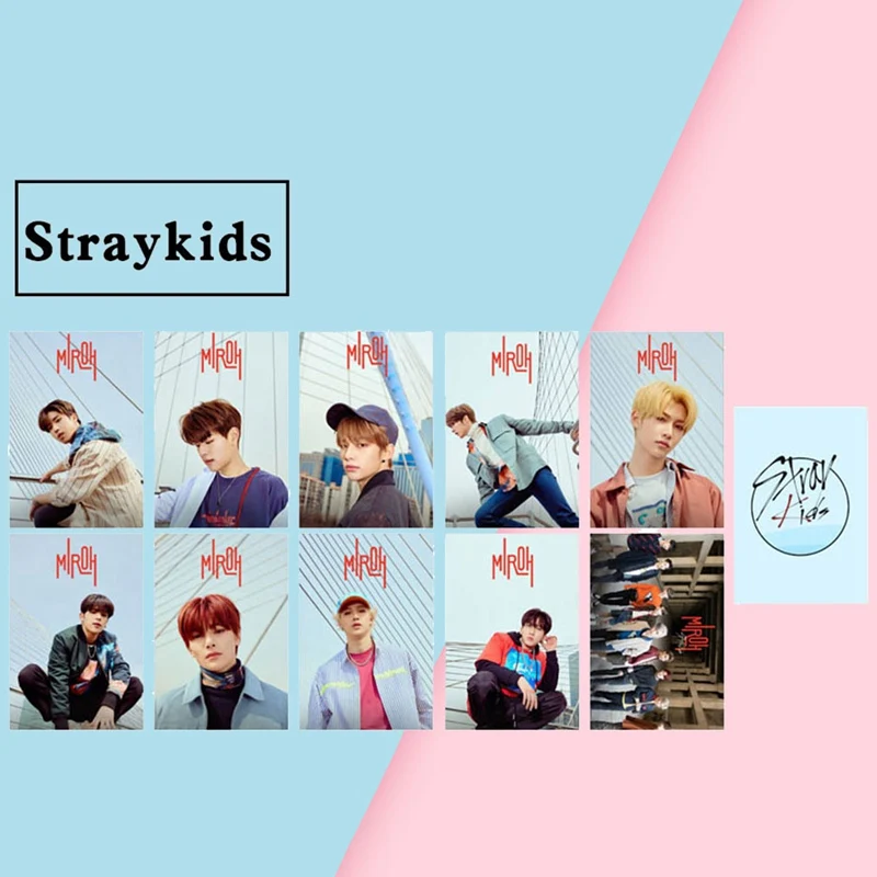 10 шт./партия KPOP альбом Двухсторонняя Держатель для карт ЛОМО карта маленький