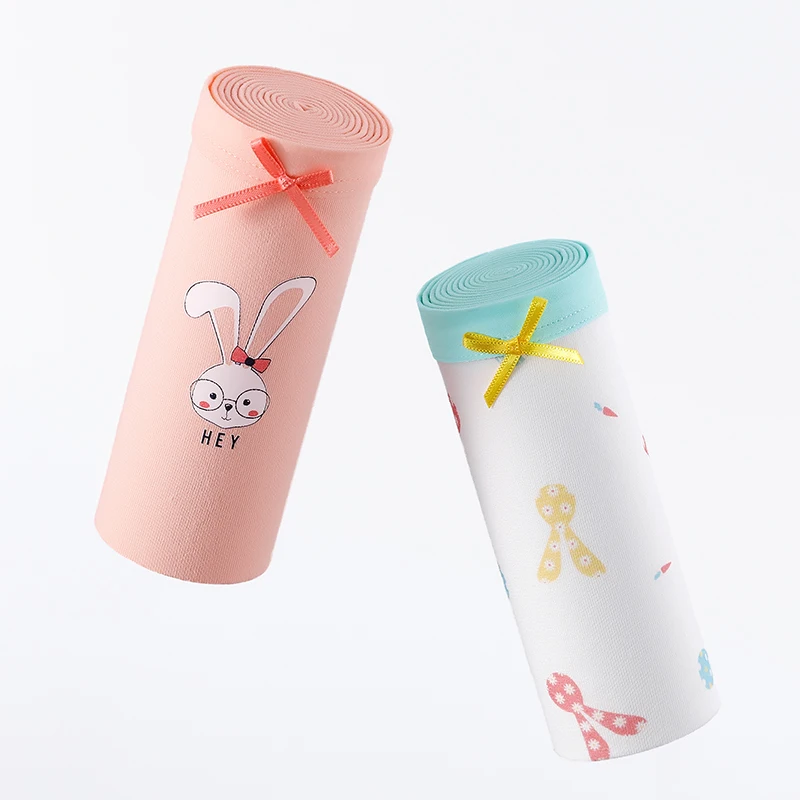 Нижнее белье из чистого хлопка для девочек 2 предмета лоскутные трусы-боксеры