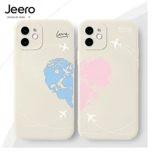 Luxury Shockproof Soft Silicone Phone Case For iPhone 13 12 11 Pro Max SE2 X XR XS 8 7 6 Plus Couple Aesthetic Love Back Cover