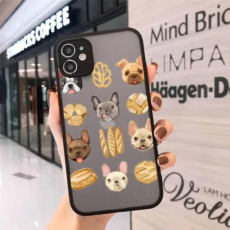 

Cute American Pit Bull Terrier Phone Case Matte Transparent for iPhone 7 8 11 12 s mini pro X XS XR MAX Plus cover funda