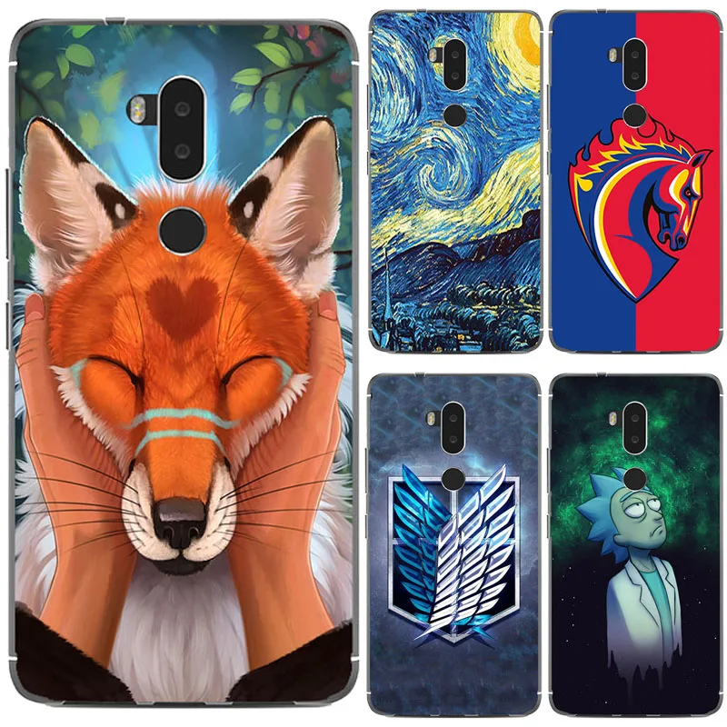 Чехол для Alcatel A7 XL Чехлы A7XL 7071DX Силиконовые ТПУ Мягкие alcatel a 7 xl 7071 DX Рисование