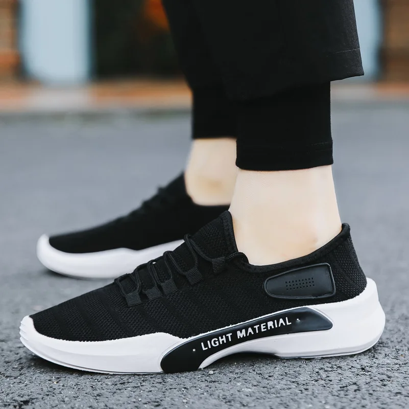 Sneakers Fashion Outdoor Mens Color High Quality Brand Bandage Breathable Shoes Mesh Soft Letters Tennis | Обувь