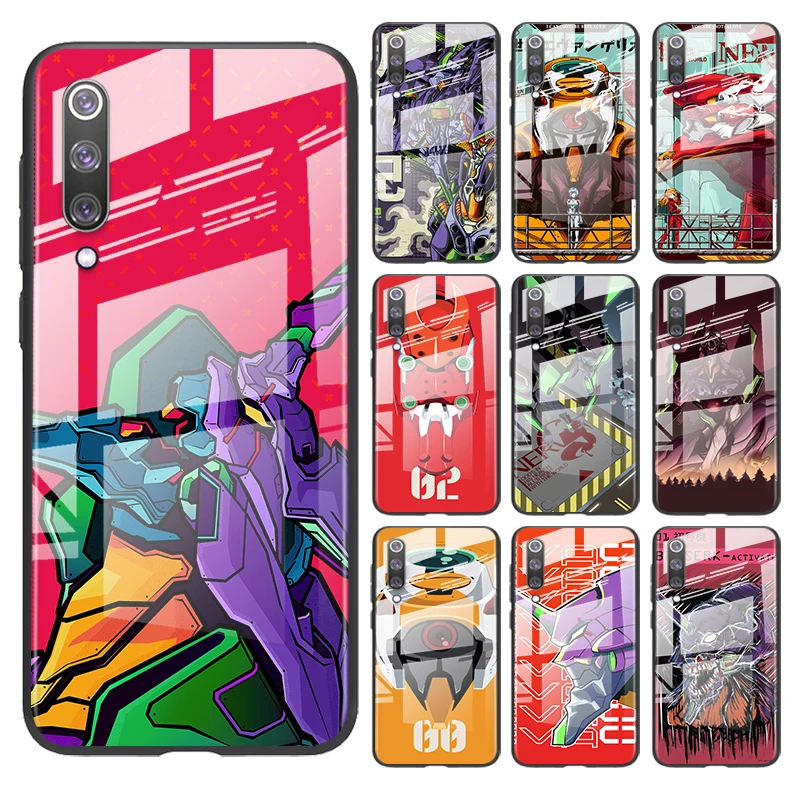 

Tempered Glass Cover Anime Evangelion Rei NERV For Xiaomi Mi 11 11i 10T CC9E 9T Note 10 Ultra Pro Lite 5G Phone Case Shell