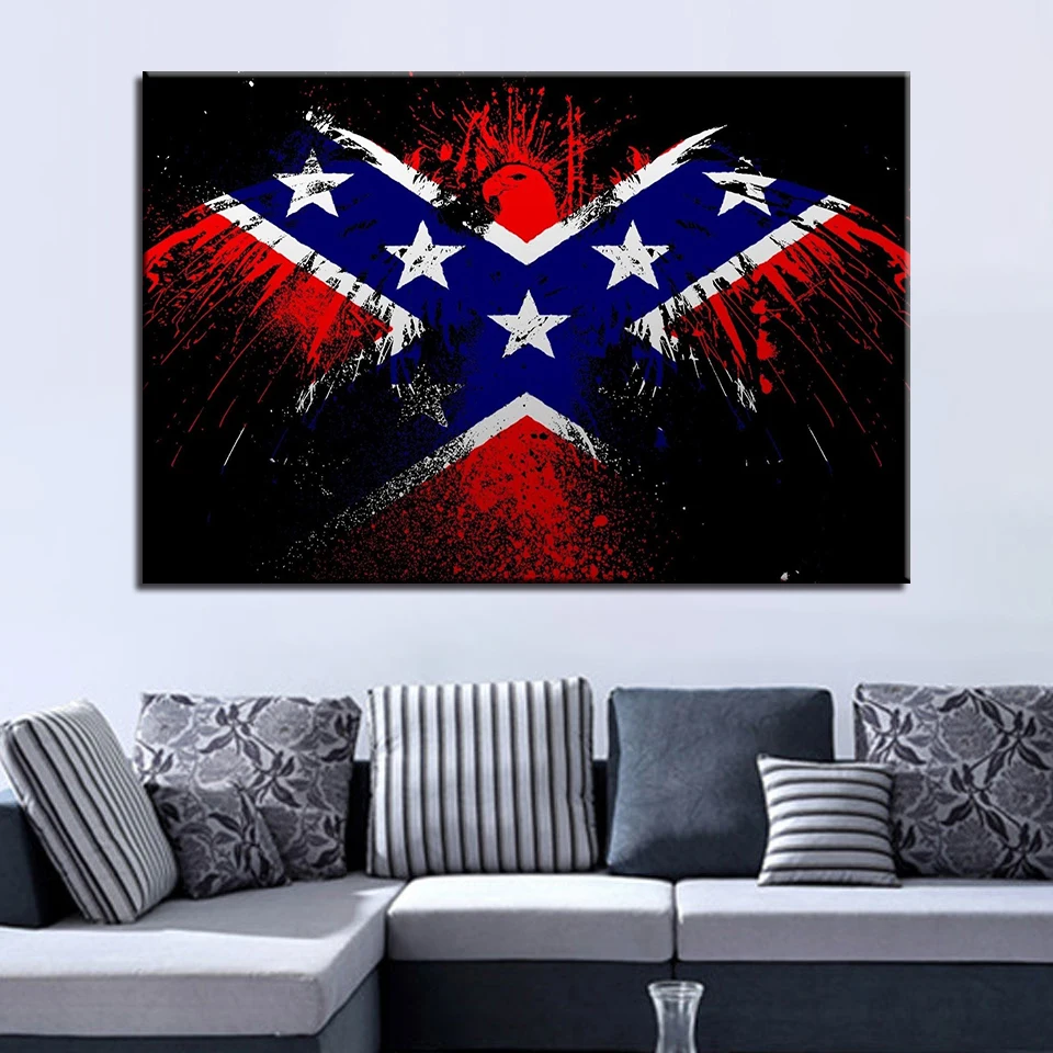 Художественный плакат HD принты домашний декор 1 шт. Орел стены искусства флаг