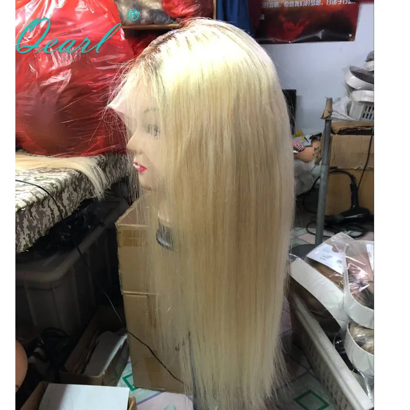 Омбре 4/613 полный парик шнурка человеческих волос парики с детскими волосами