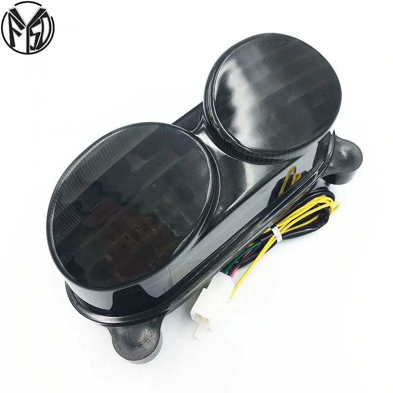 

For Kawasaki Ninja ZX-6R ZX-9R ZR7 1998 1999 2000 2001 2002 Rear Tail Light Brake Turn Signals Integrated LED Light Motorcycle