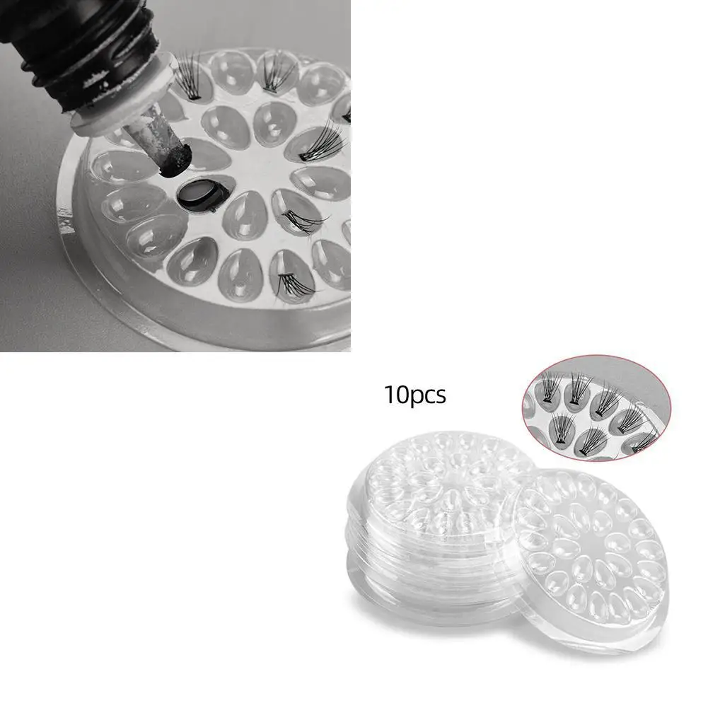 10 шт. поддон для клея наращивания ресниц|Накладные ресницы| |