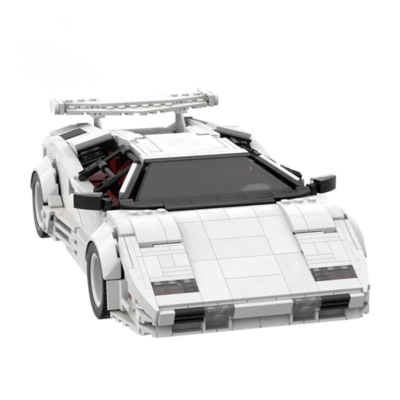 

Technical Car MOC Speed Champions City Racers Supercar Super Sport Vehicle Building Blocks Bricks High Tech Toy For Boy