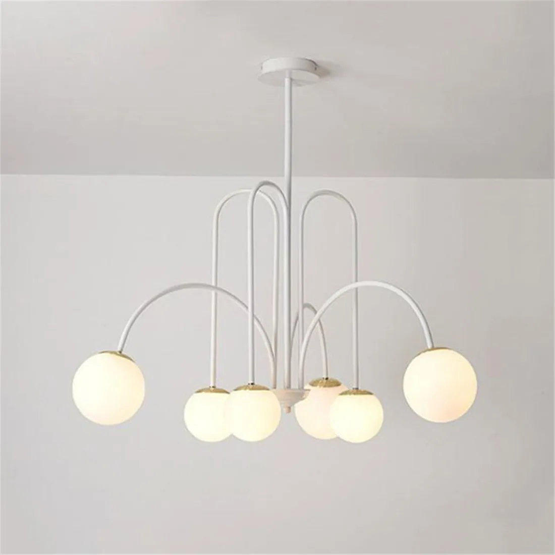 Современная светодиодная люстра золотого черного белого цветов роскошные