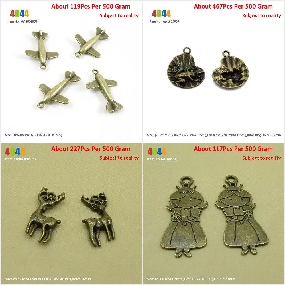 Jewelry Making Charms Wholesale Suppliers Airplane Aircraft Frog Prince Christmas Deer Buck Princess |