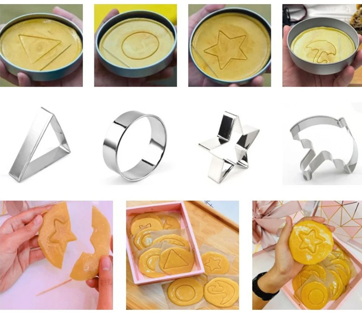 

✅Squid Game Same Style Confectionery Sugar Cookies Baking Desserts Tools Umbrella Candy Chocolate Cake Cutter Mold Party Gifts