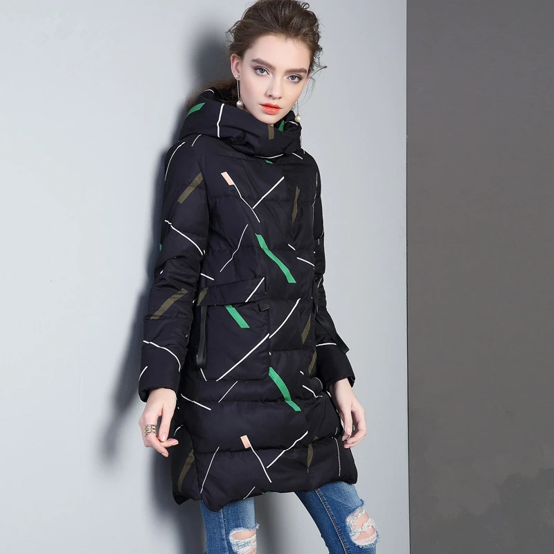 

Женское зимнее пальто Jaqueta Feminina Inverno, парка с капюшоном, зимняя куртка для женщин, Chaquetas Mujer, верхняя одежда для женщин YFY168