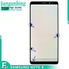 ЖК-дисплей Super AMOLED с черной точкой для SAMSUNG NOTE 8, ЖК-дисплей N950 N950F, Оригинальный сенсорный экран, запасные части, высокое качество
