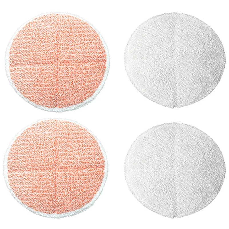 

Mop Pads Replacement For Bissell Spinwave 2124 2039A Steam Mop Cloth Cover Cleaning Replacement Cloth (2 Orange+2 White)