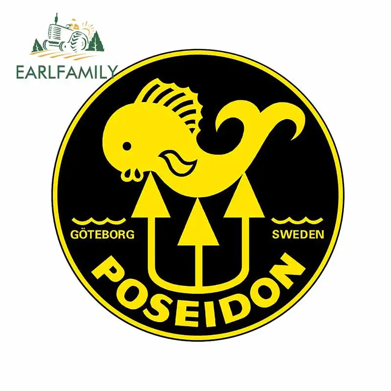 Наклейки для автомобиля EARLFAMILY 13 см х 12 9 Goteborg Швеция Poseidon