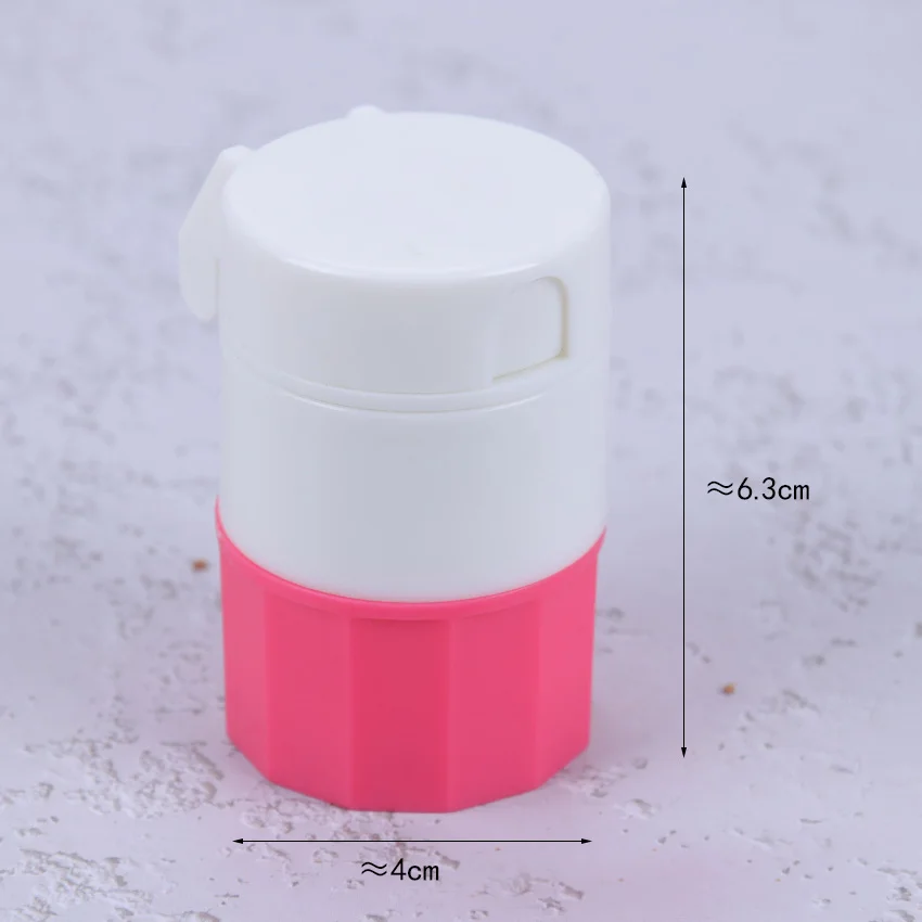 1PC 4 In 1 Portable Layer Powder Tablet Grinder Pill Cutter Medicine Splitter Box Storage Crusher |