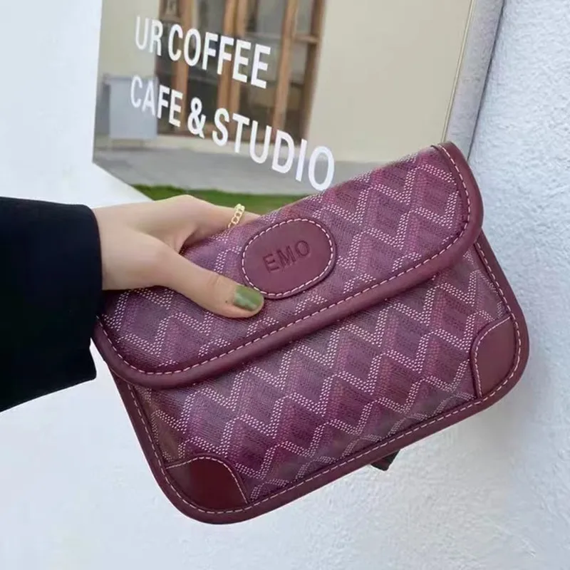 

Новинка 2021, модная кожаная сумка с принтом для подмышек, Женский мессенджер на плечо, маленькая квадратная сумка, кошельки и сумочки, роскош...